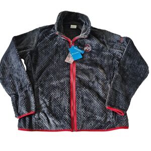 Columbia Women's Ohio State Buckeyes Jacket Fire Side II Sherpa Fleece Size XXL